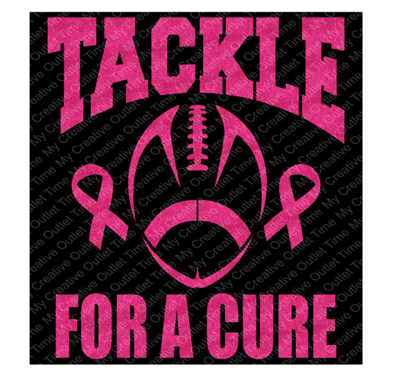 Breast Cancer Football Logos