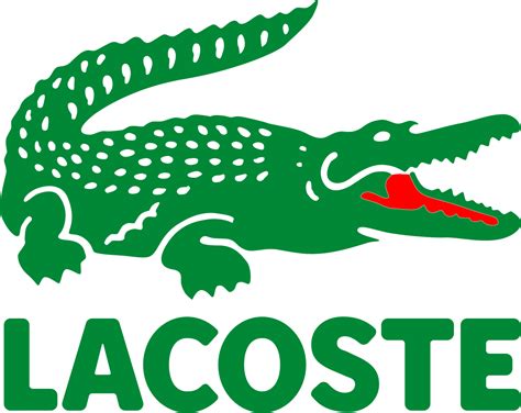 Lacoste clothing alligator Logos