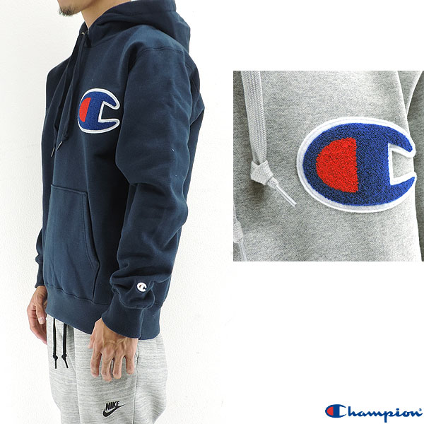champion large c logo hoodie