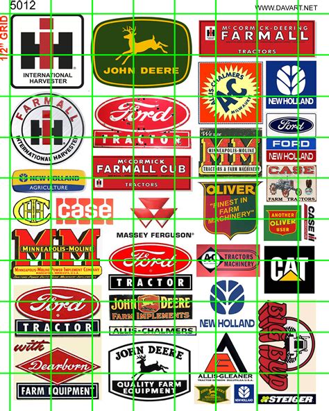 Farm equipment Logos
