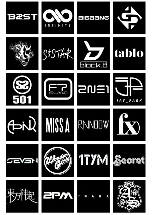 Kpop Logos