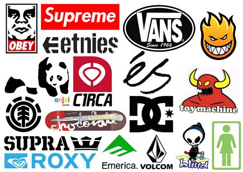Skate clothing Logos