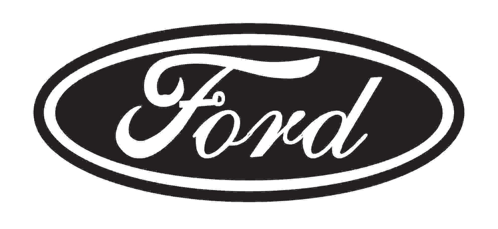 Ford Black And White Logos