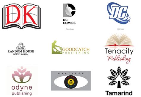 Book Publishing Company Logos