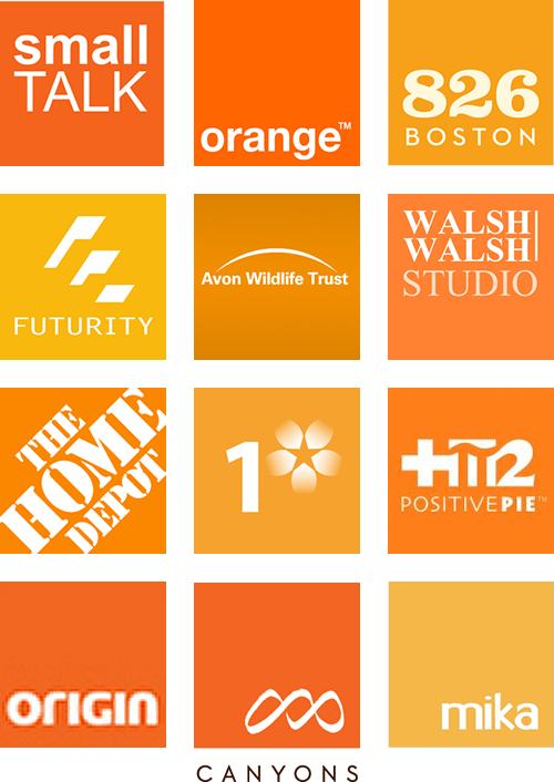 What is it with square, orange logos? 