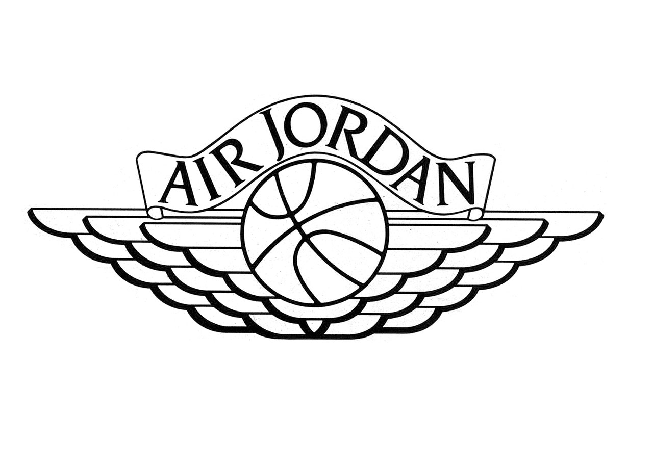nike air jordan logo vector
