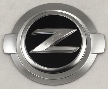 350Z SATIN SILVER Z LOGO BADGE EMBLEM FOR 350 Z FAIRLADY GT