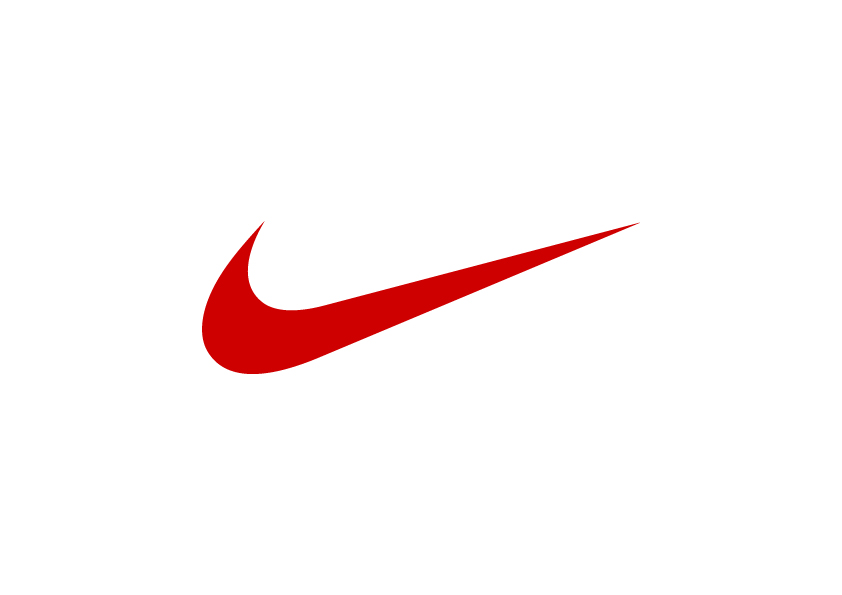 red and white nike logo