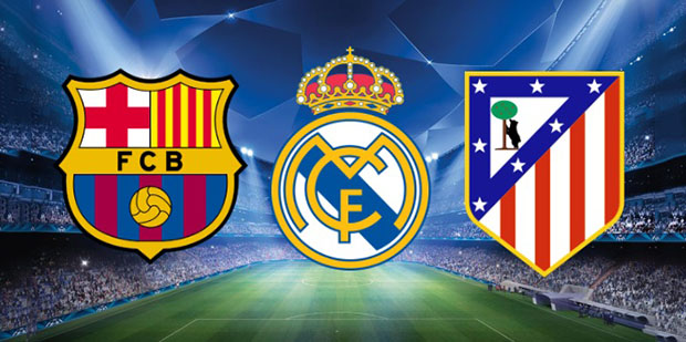Real Madrid And Barcelona Logos