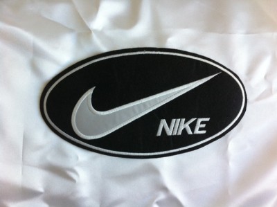 nike iron on logo patches