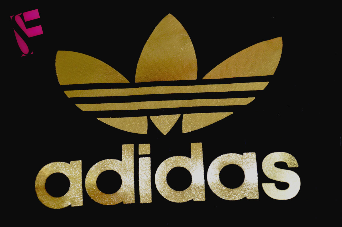 adidas golden logo