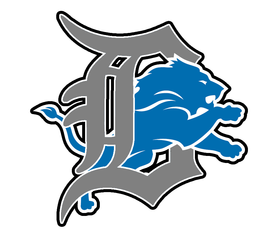 Detroit lions old Logos