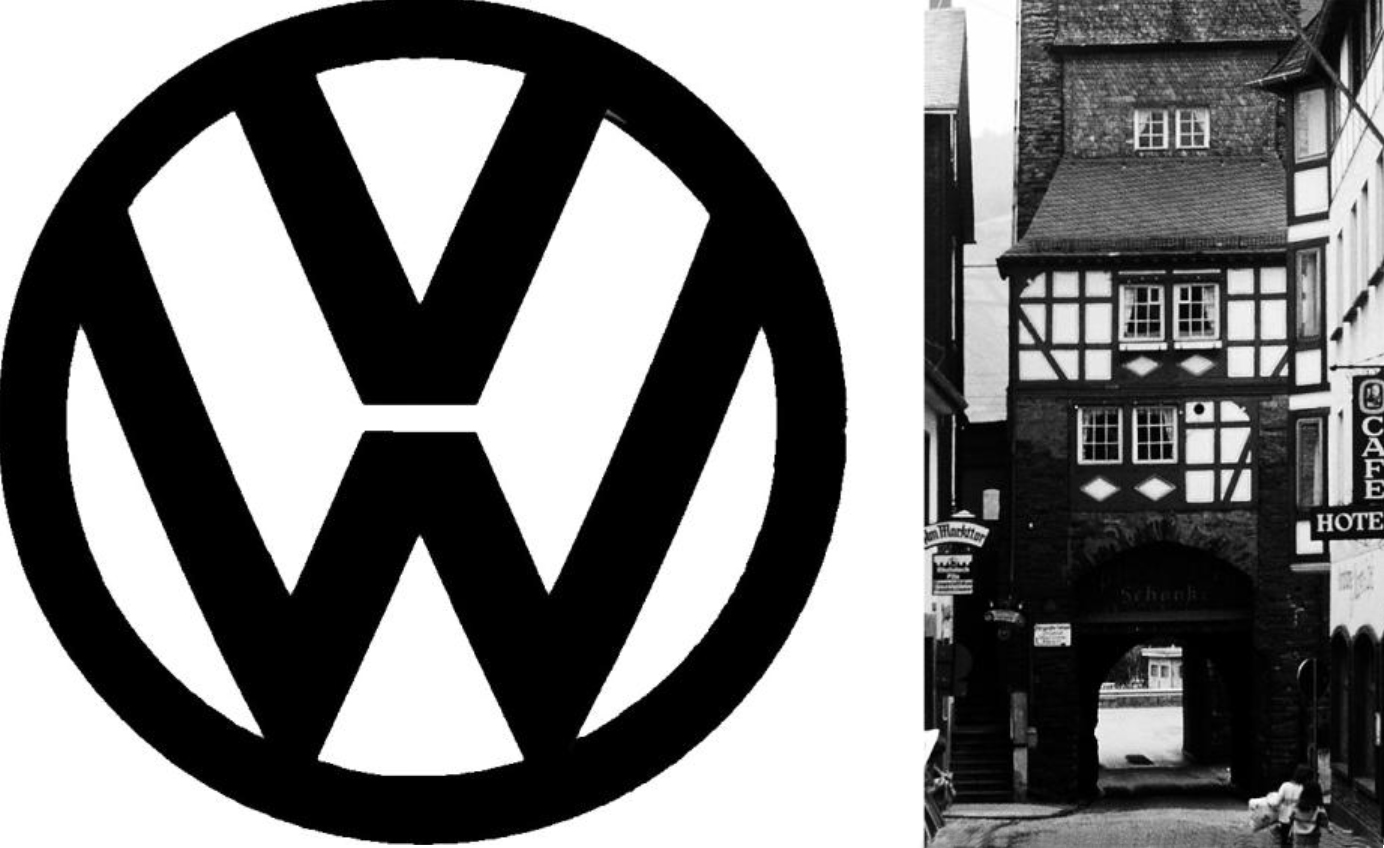 Volkswagen logo black
