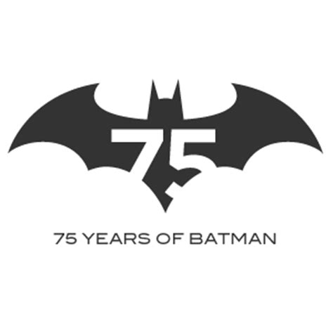 Batman 75 Logos