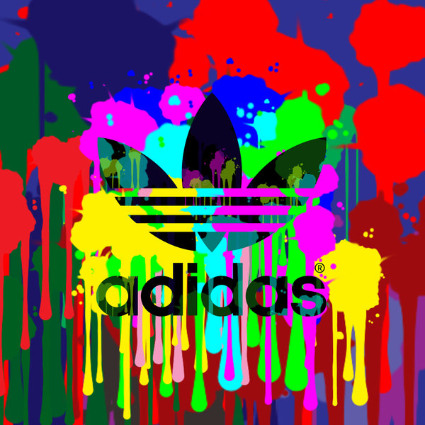 adidas logo graffiti