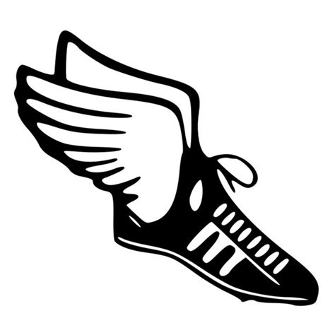 Shoe with wings Logos