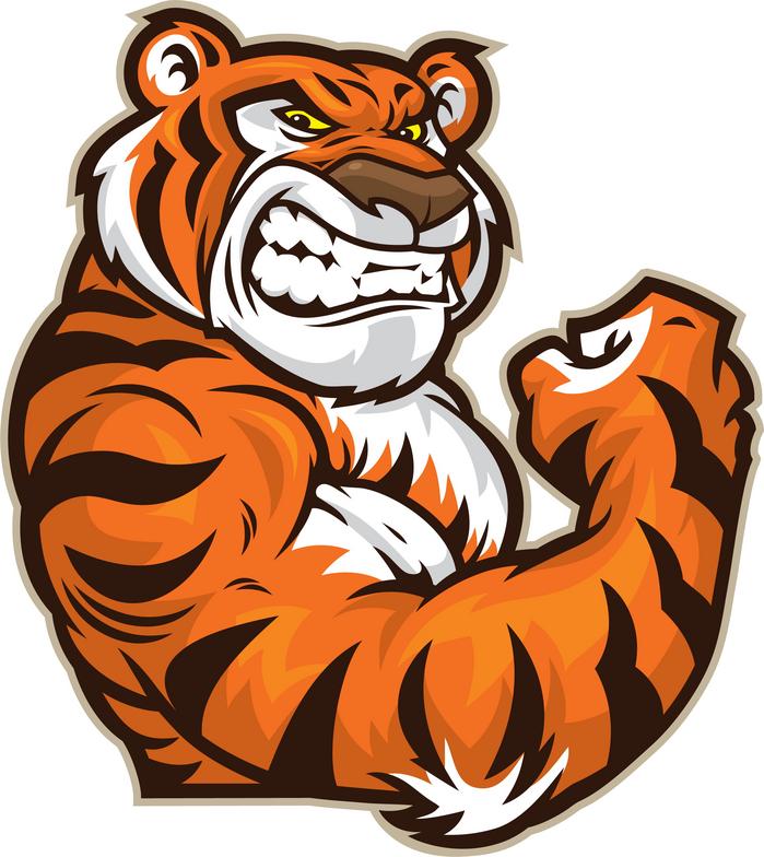 Cartoon tiger Logos