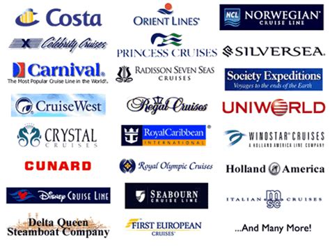 cruise ship company emblems