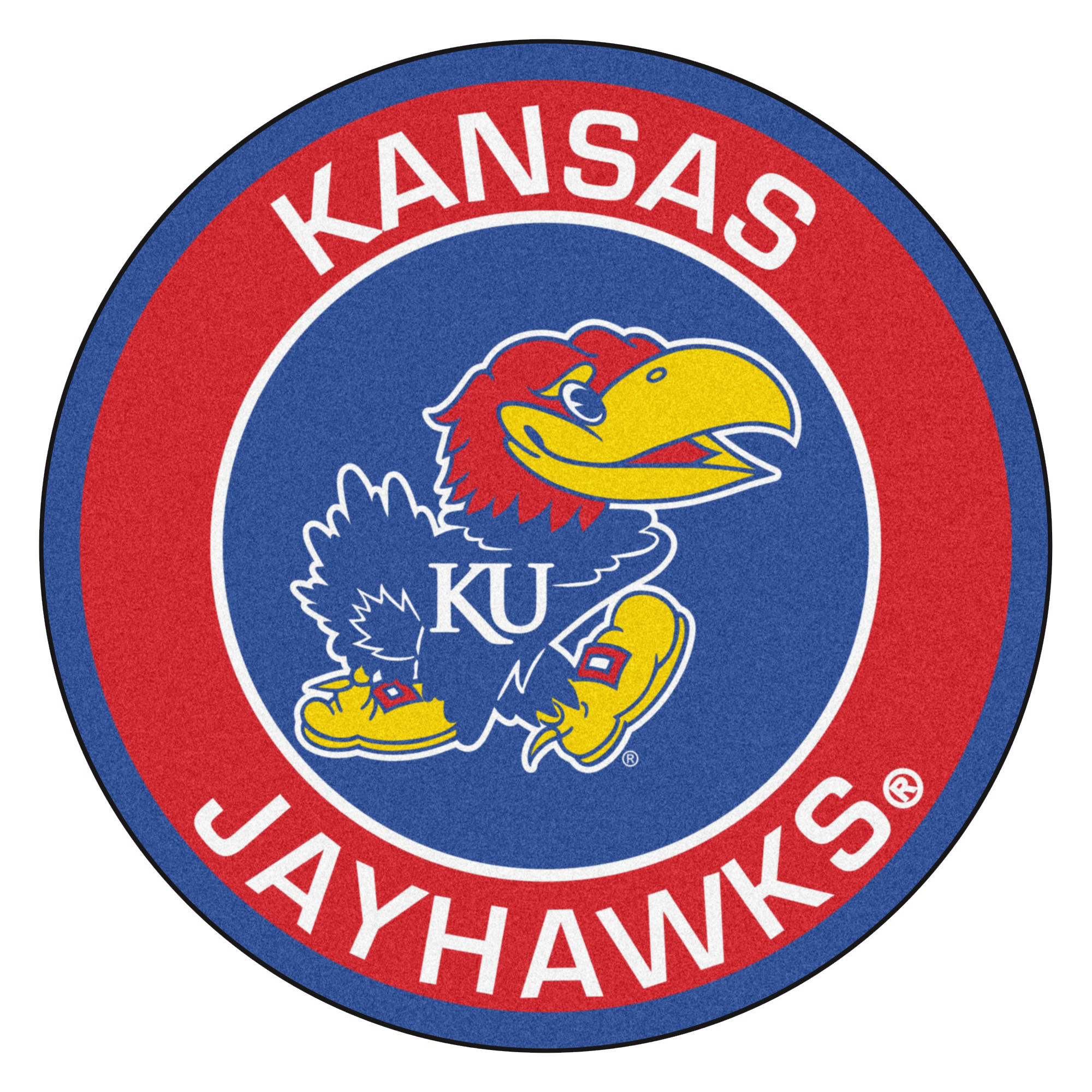 University of Kansas Jayhawks Logo Roundel Mat, 27. everythingdoormats.com....