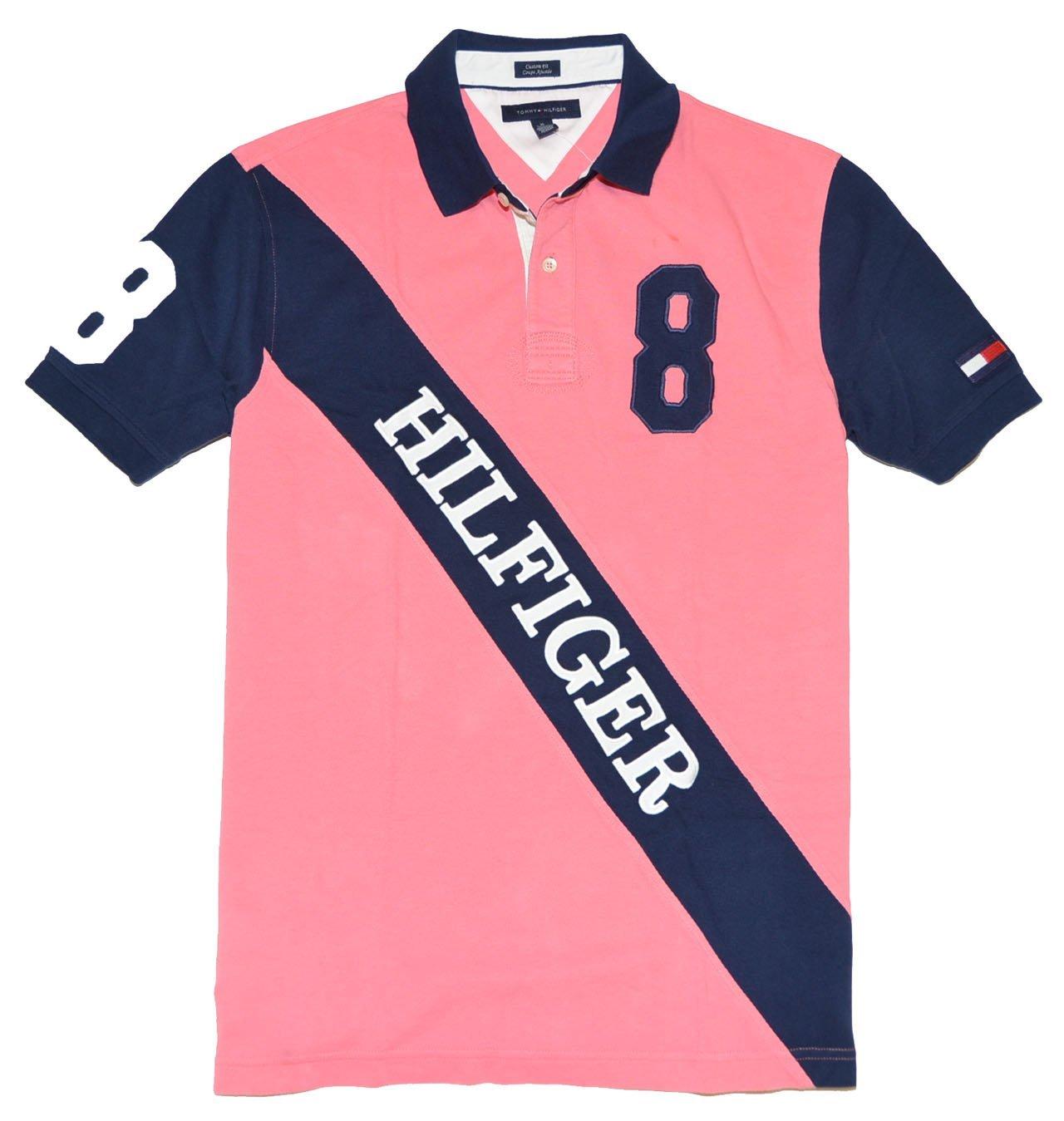 mens pink tommy hilfiger shirt