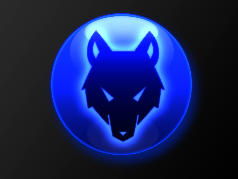 Blue Wolf Logos - blue orb roblox