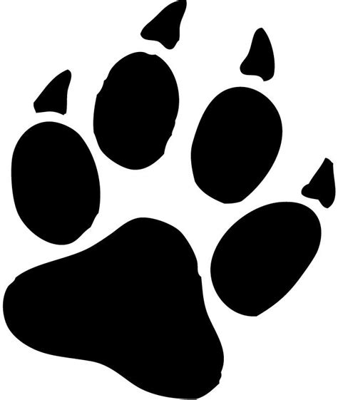 Wolf paw print Logos