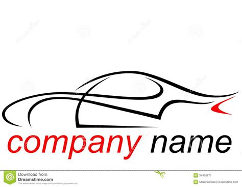 Cartoon car Logos