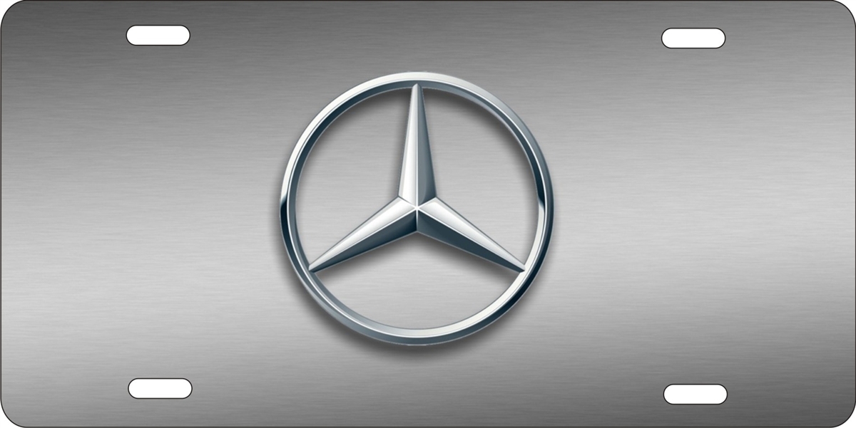 Mercedes Benz License Plate Logos