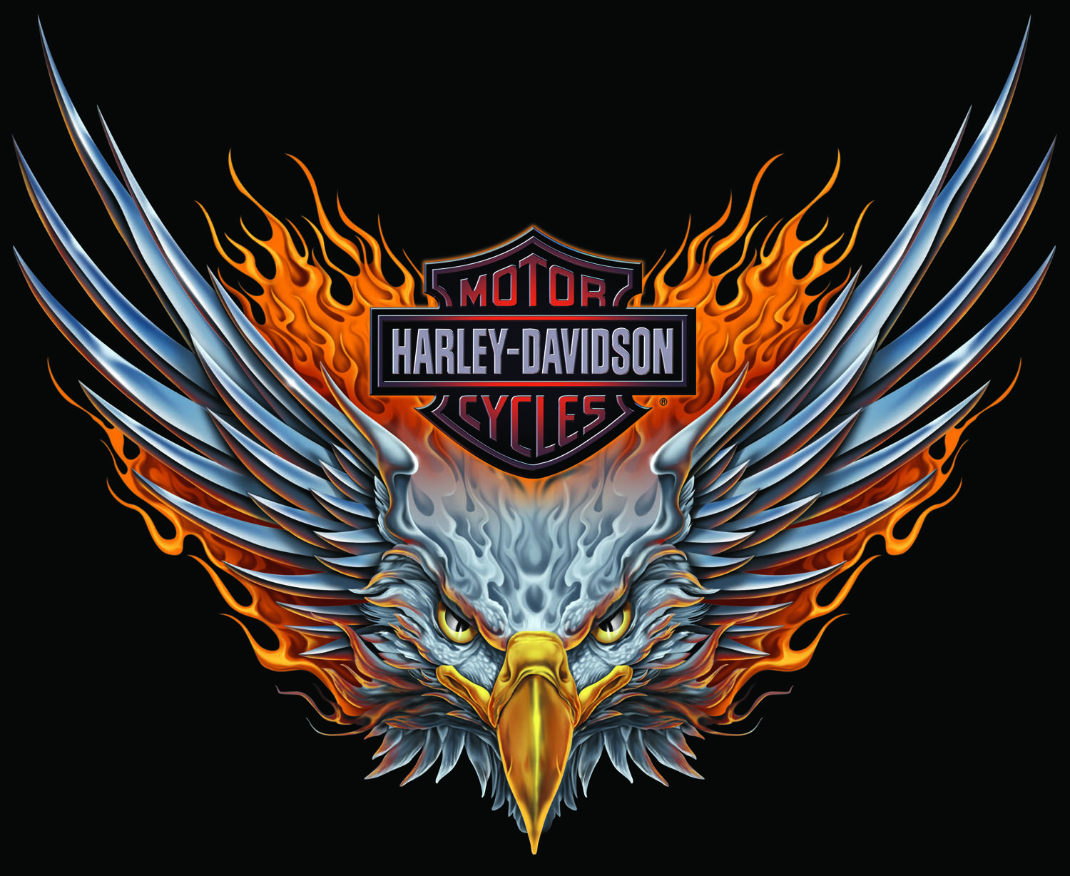 Harley Davidson Eagle Logos