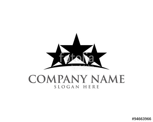 Three star Logos