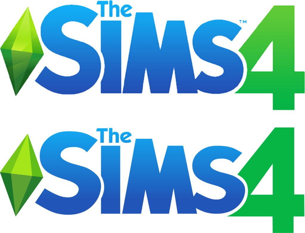 Sims 4. Logos. 