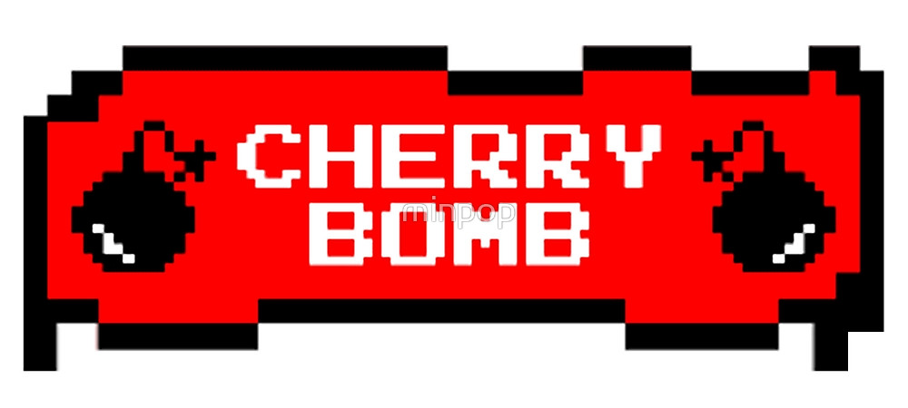 Cherry bomb hello daddy. Черри бомб. Черри бомб человек. Черри бомб шрифт. Картинки черри бомб.