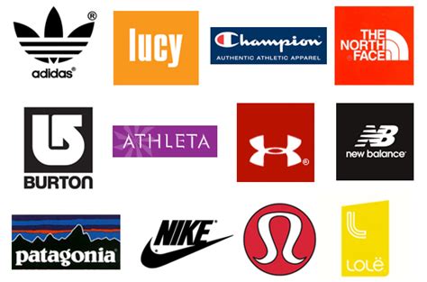 Fitness clothing Logos