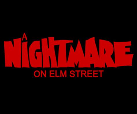 A Nightmare on Elm Street Logo T, Shirt. 