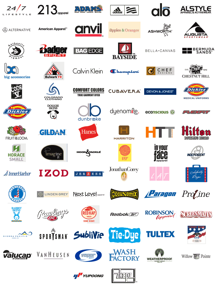 Clothing Logos Symbols
