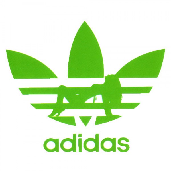 Green adidas Logos