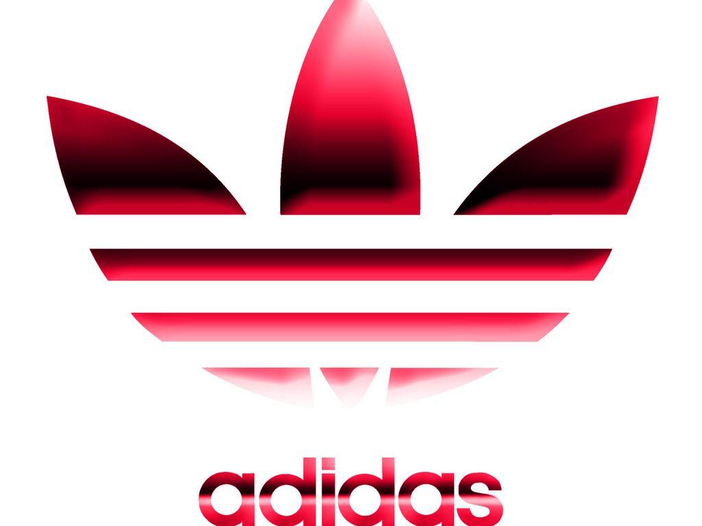 Pink Adidas Logos
