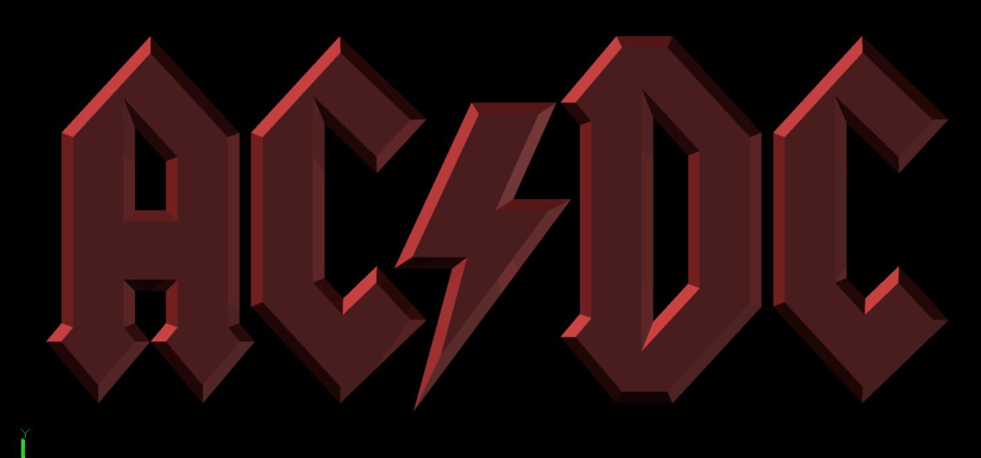 AC DC logo 27522 3D Model .dwg, CGTrader.com. cgtrader.com. helpful non hel...