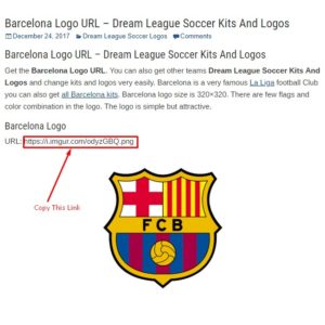 logo barcelona to dream league soccer 17