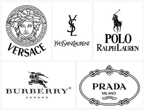 Famous clothing brand Logos