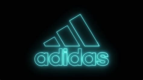 Adidas Neon Logos - roblox logo neon light blue