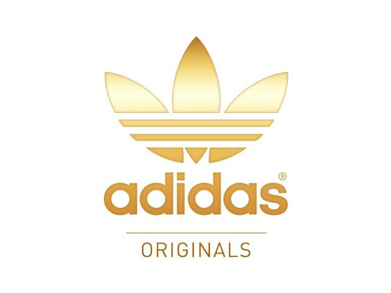 rose gold adidas logo