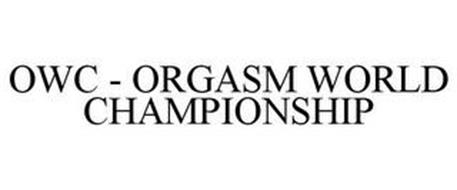 OWC, ORGASM WORLD CHAMPIONSHIP Trademark of AMERMONT. 