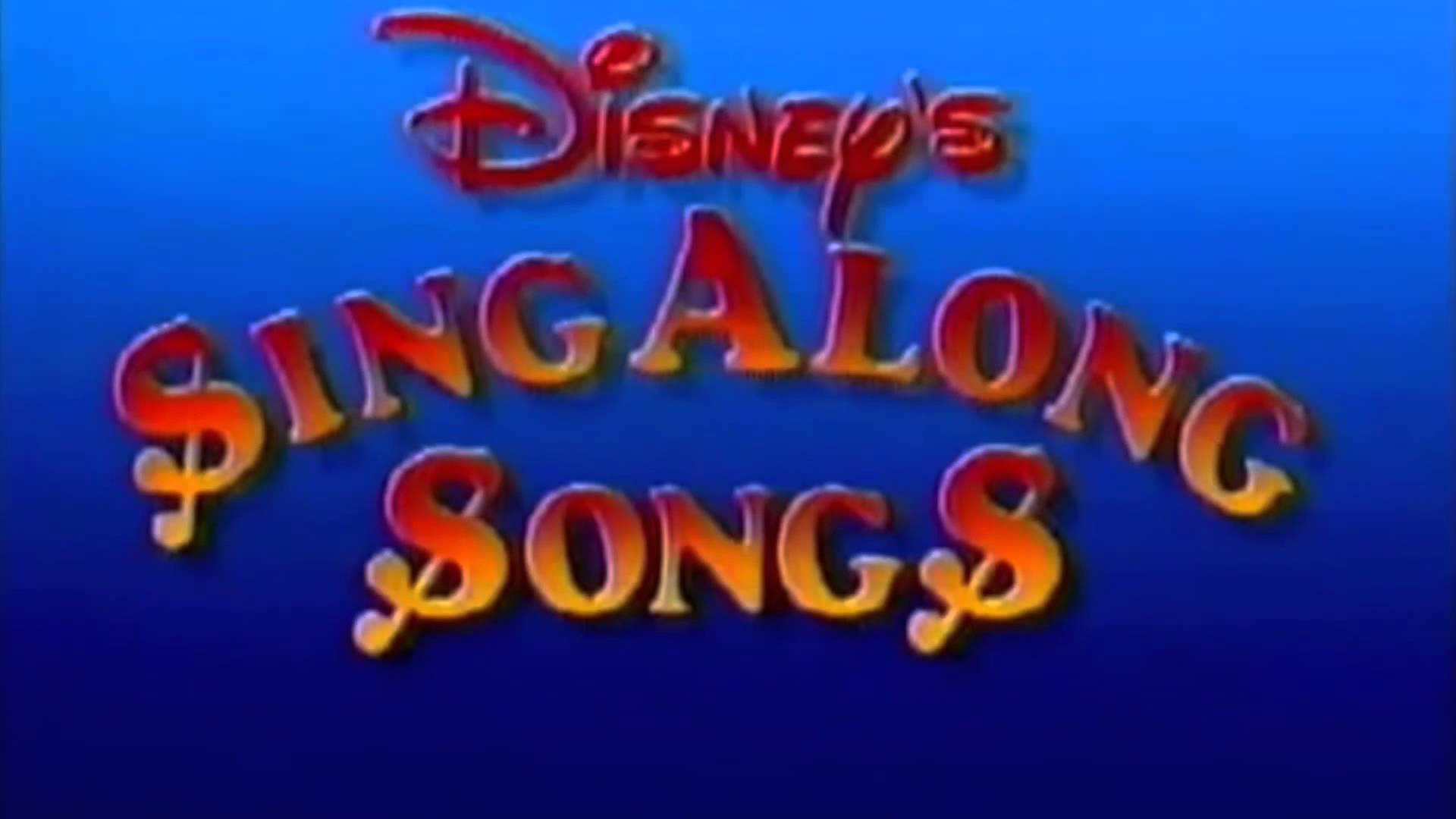 Disney sing along songs Logos