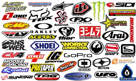 Motocross brand Logos