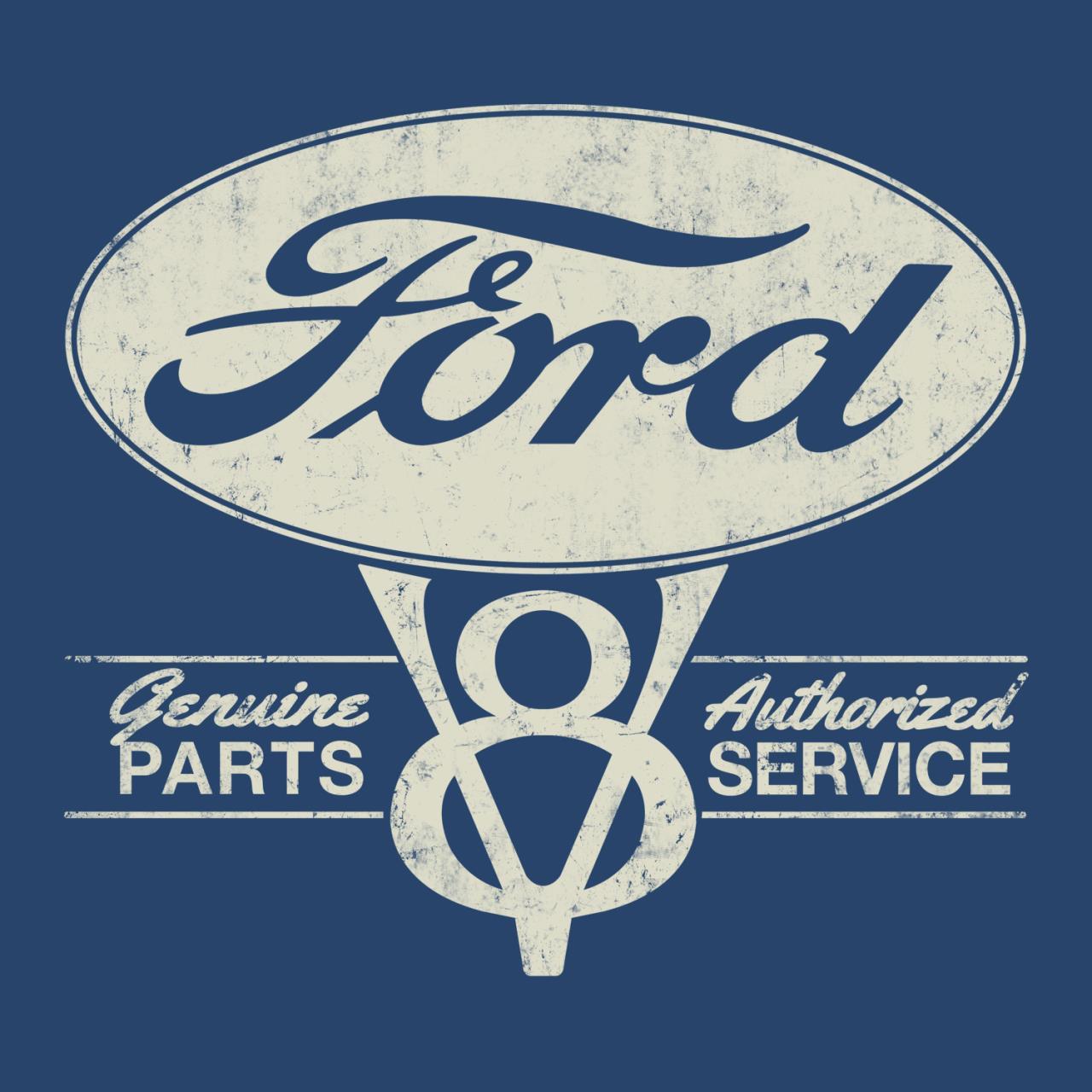Ford Genuine P, s V8 Women's T, Shirt, Retro, a, go, go! 