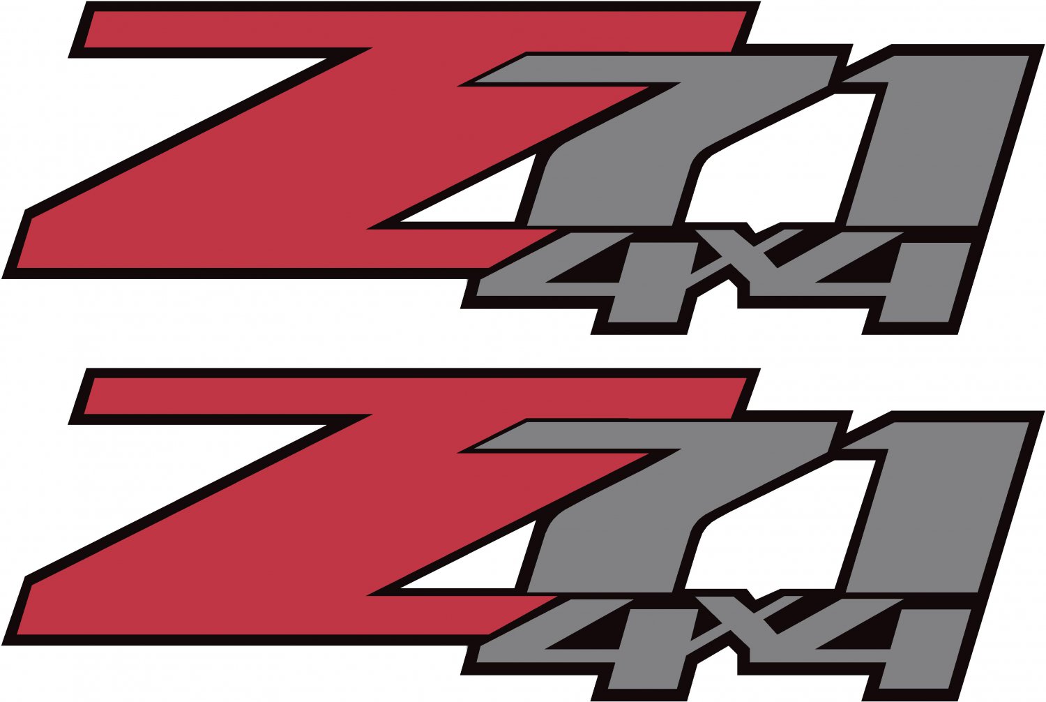 Chevy Z71 4x4 Oem Factory replacement Truck Decal/Sticker X2! helpful non h...