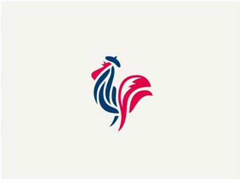 French rooster Logos