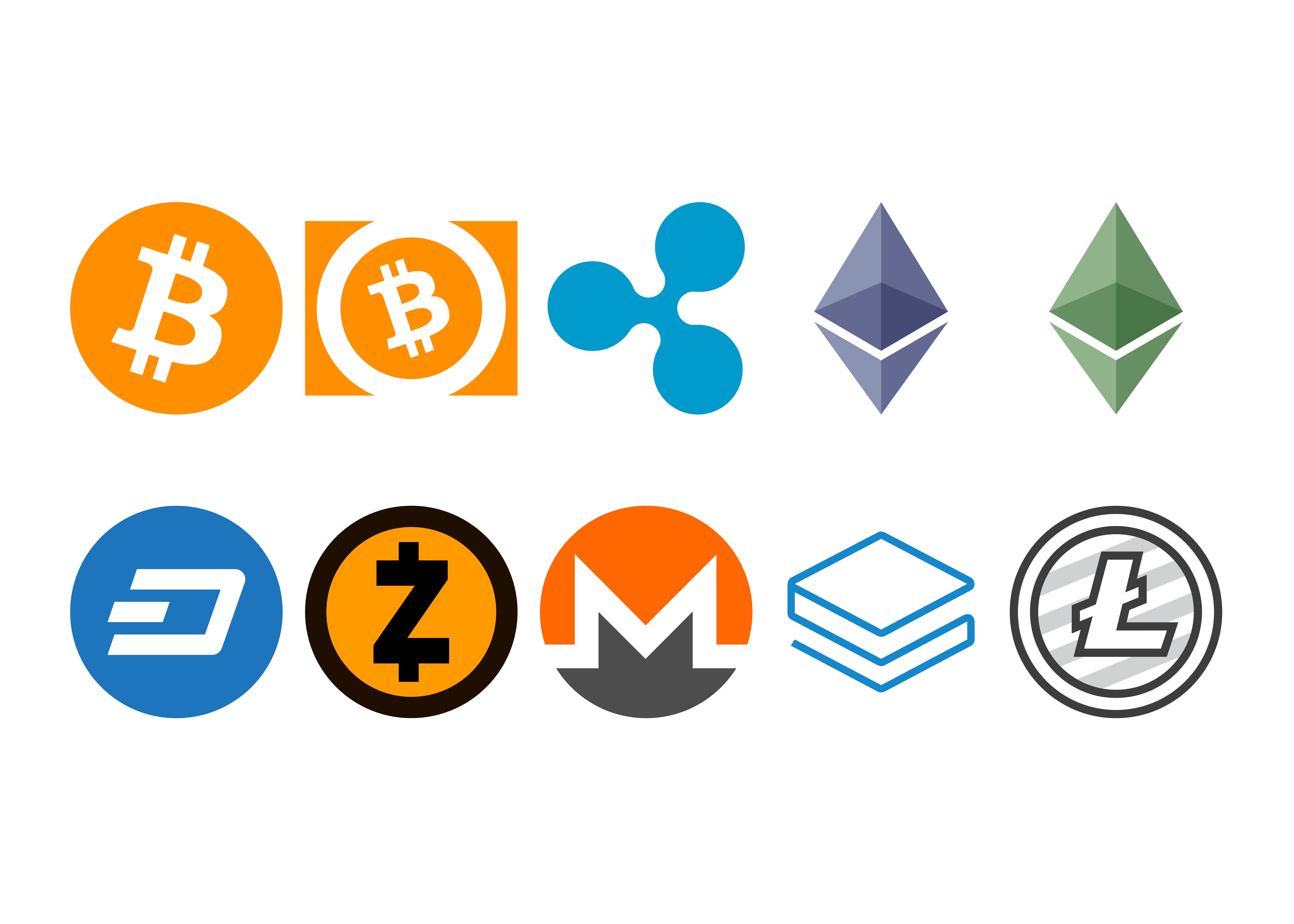 Cryptocurrency Logos