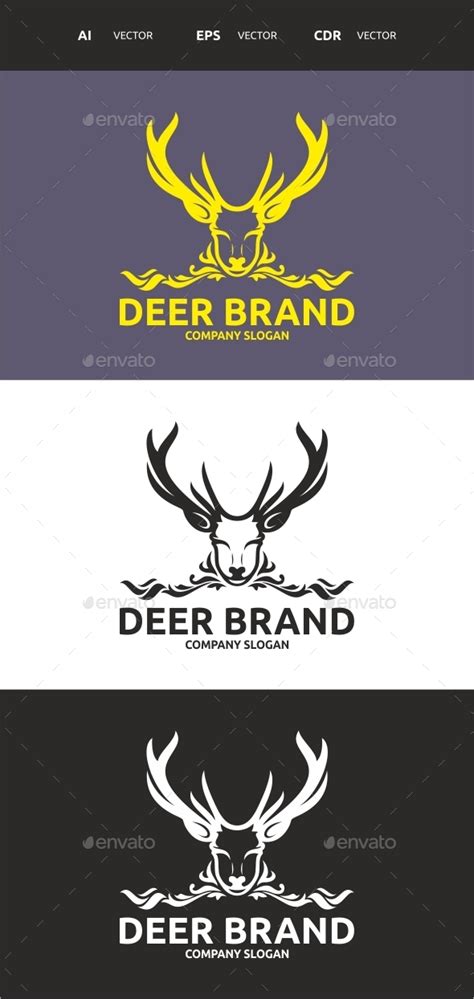 Brand with deer Logos